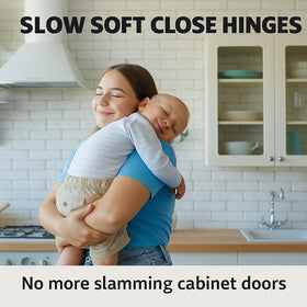DecoBasics kitchen and bathroom hinges offer versatile cabinet compatibility