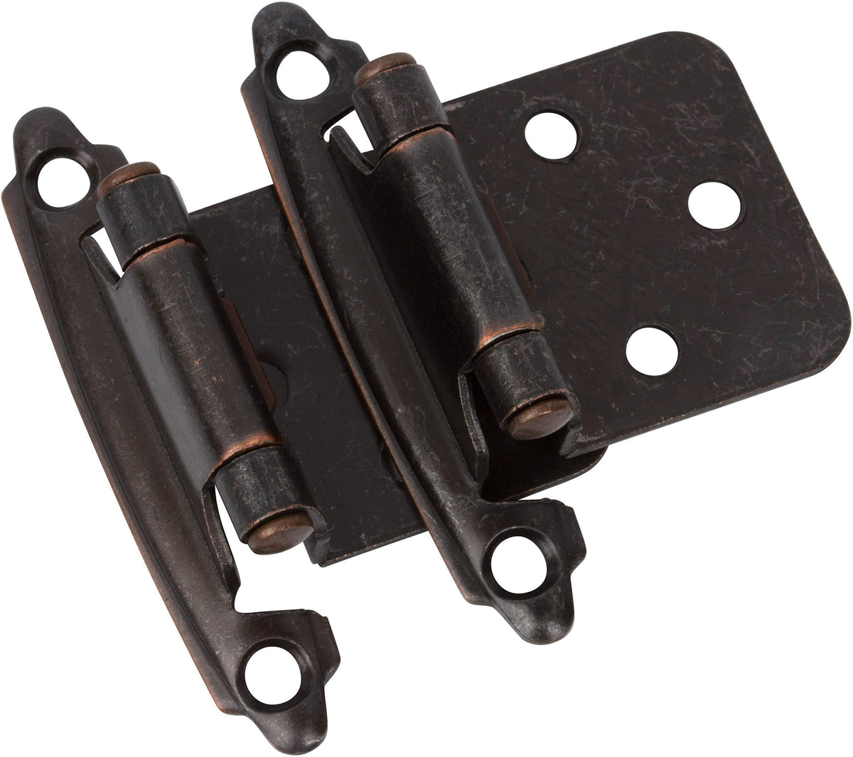 DecoBasics oil-brushed-bronze hinges provide durable, smooth opening for kitchen cabinets.