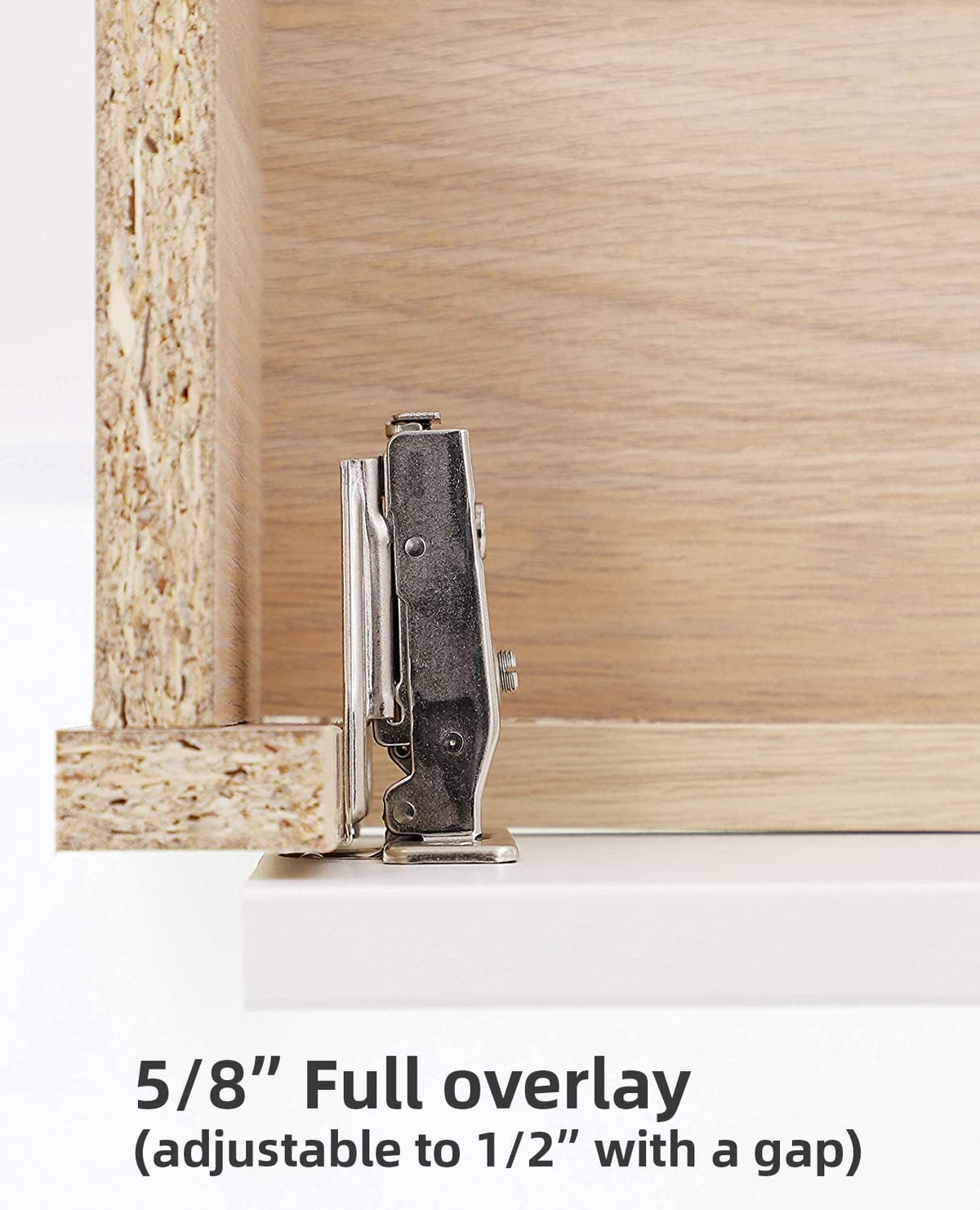 DecoBasics soft-close damper delivers near-silent cabinet closure.