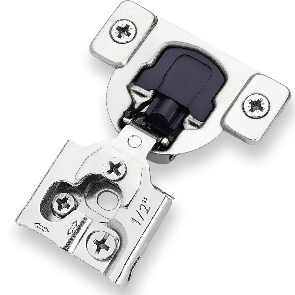 Decobasics soft-close hinges provide quiet operation for kitchen cabinets