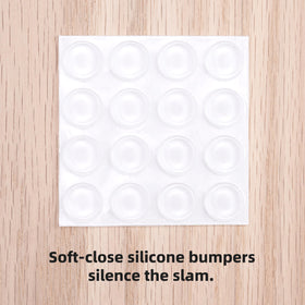 DecoBasics soft close hinges demonstrated for smooth operation