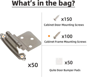 DecoBasics upgraded 5/8 screws for secure installation