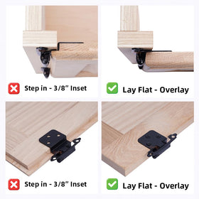 DecoBasics upgraded screws included for secure fit during installation.