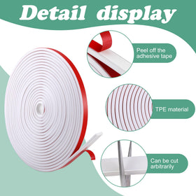 DECOHS peel-and-stick backing closeup for easy adhesion