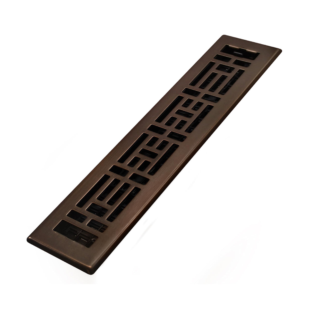 Decor Grates AJH214-RB oriental floor register with rubbed bronze finish for timeless style