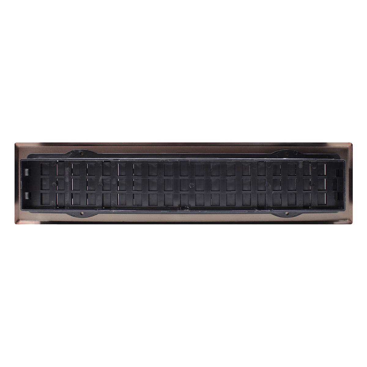 Decor Grates AJH214-RB close-up of the rubbed bronze finish