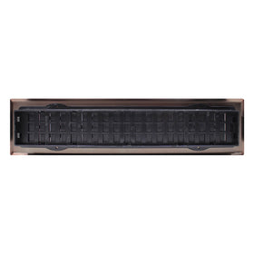 Decor Grates AJH214-RB close-up of the rubbed bronze finish