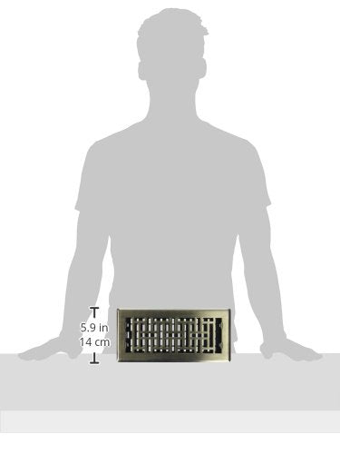 Decor Grates AJH410-A installation-ready drop-in vent upgrade for 4x10 openings