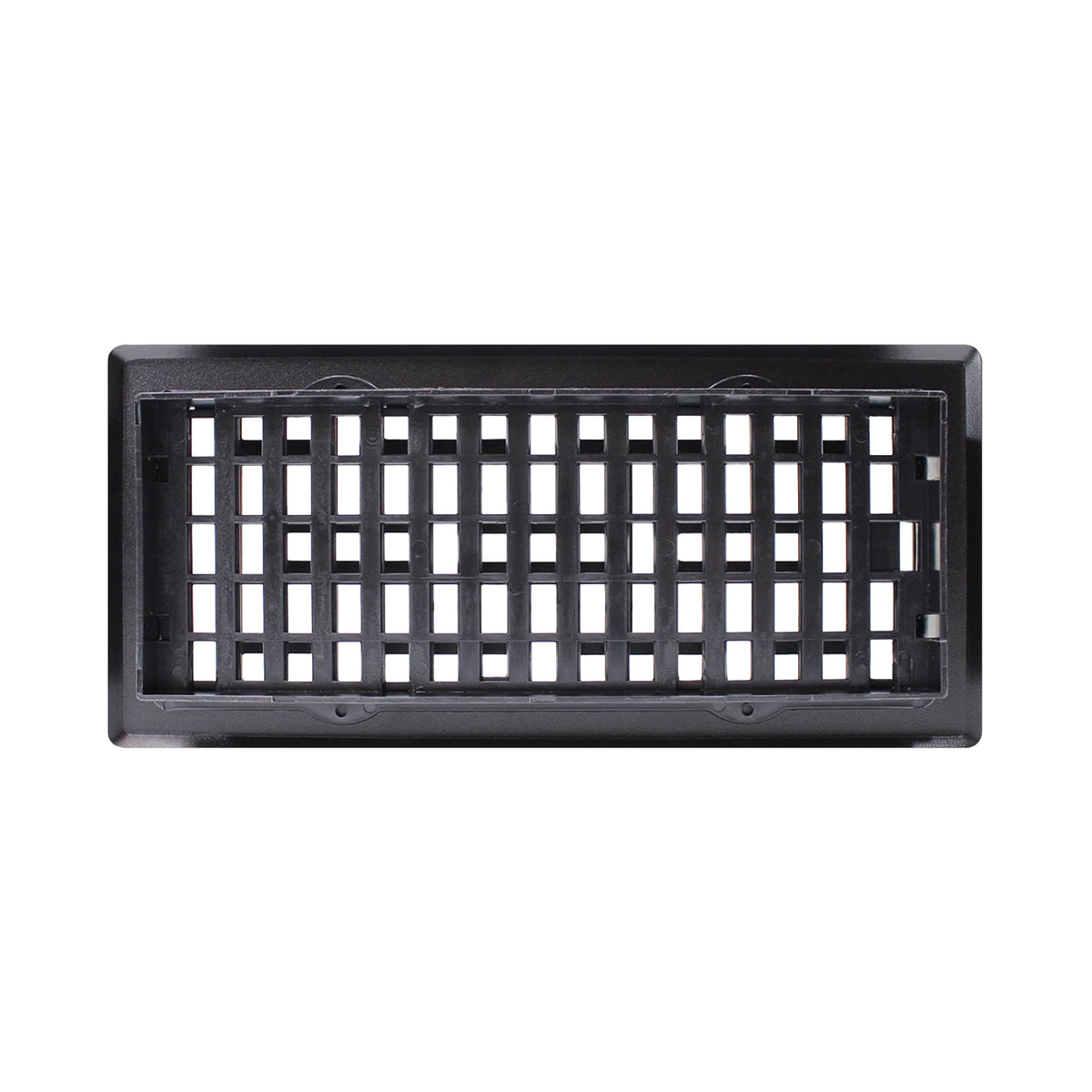 Decor Grates AJH410-BLK vent opening dimensions for standard 5-1/2 by 11-1/2 inch openings