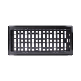 Decor Grates AJH410-BLK vent opening dimensions for standard 5-1/2 by 11-1/2 inch openings
