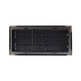 Decor Grates AJH410-RB filter retainer sold separately.
