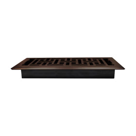 Decor Grates AJH410-RB Oriental Floor Register available in multiple finishes.