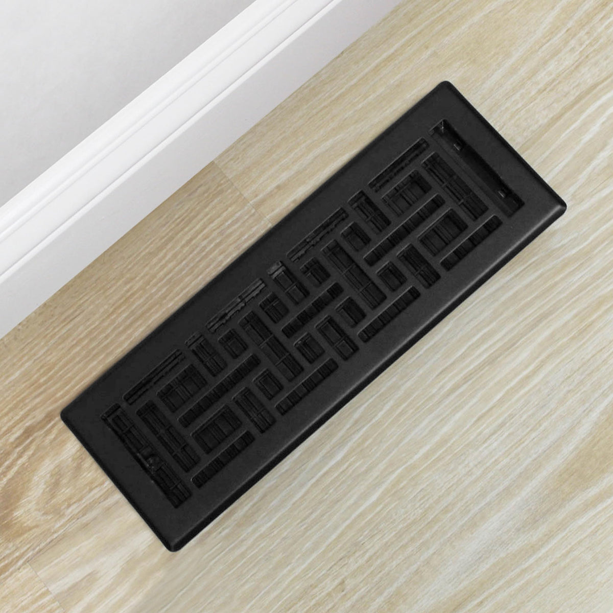 Decor Grates AJH414-BLK easy drop-in install for tool-free vent upgrade.