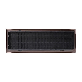 Bronze finish comparison of Decor Grates AJH414-RB Oriental register with other finishes.