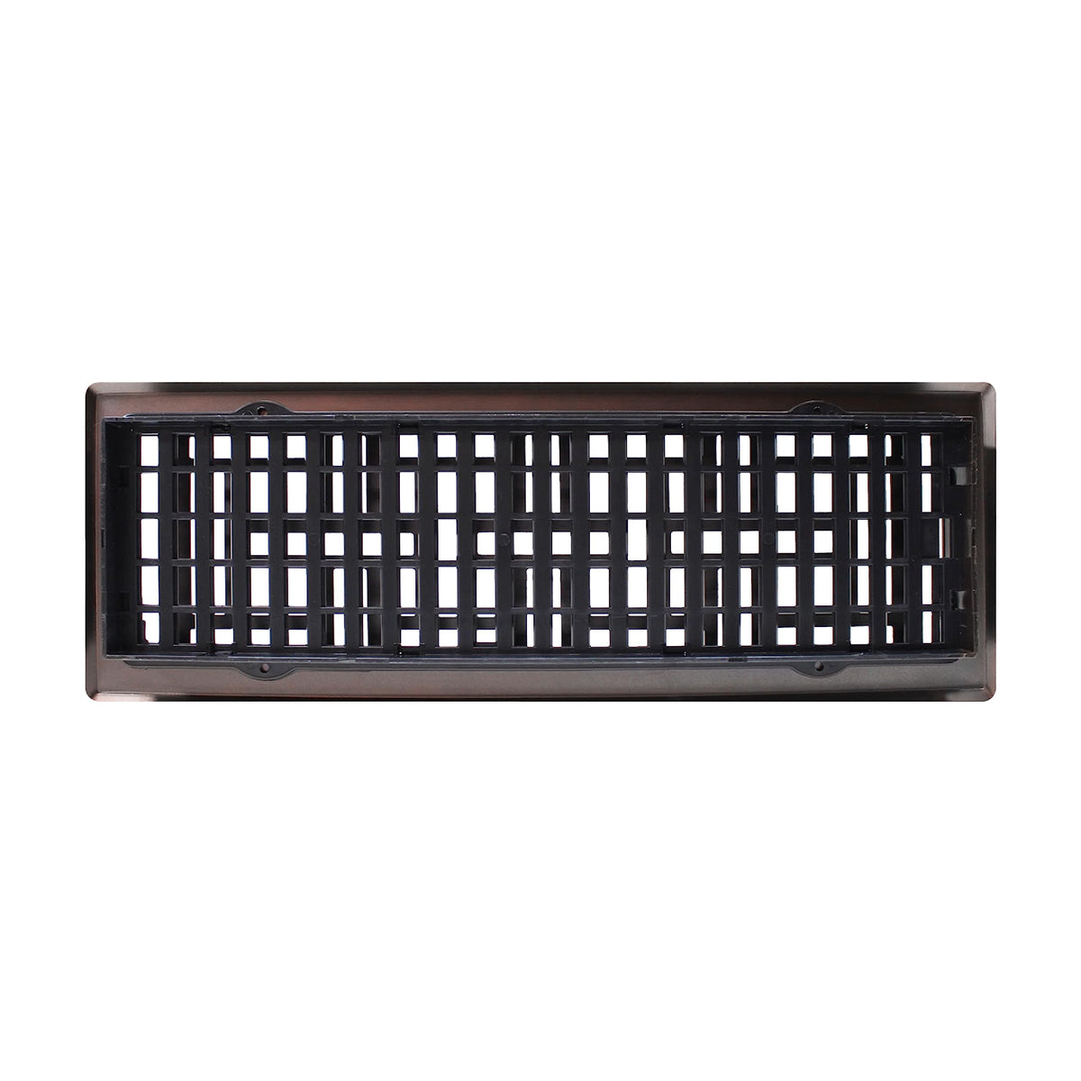 Oriental pattern and steel plating on Decor Grates AJH414-RB register.