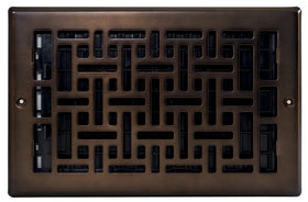 Decor Grates AJL610W-RB rub bronze finish close-up shows premium texture.