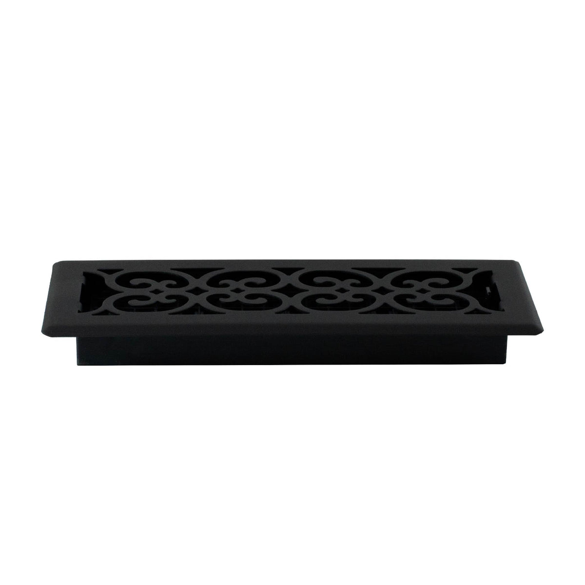Decor Grates fits standard openings, and the oversized faceplate hides flooring gaps.