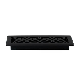 Decor Grates fits standard openings, and the oversized faceplate hides flooring gaps.