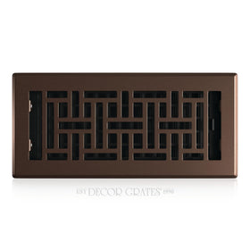 Decor Grates oriental vent cover 4x10 enhances decor and hides floor imperfections