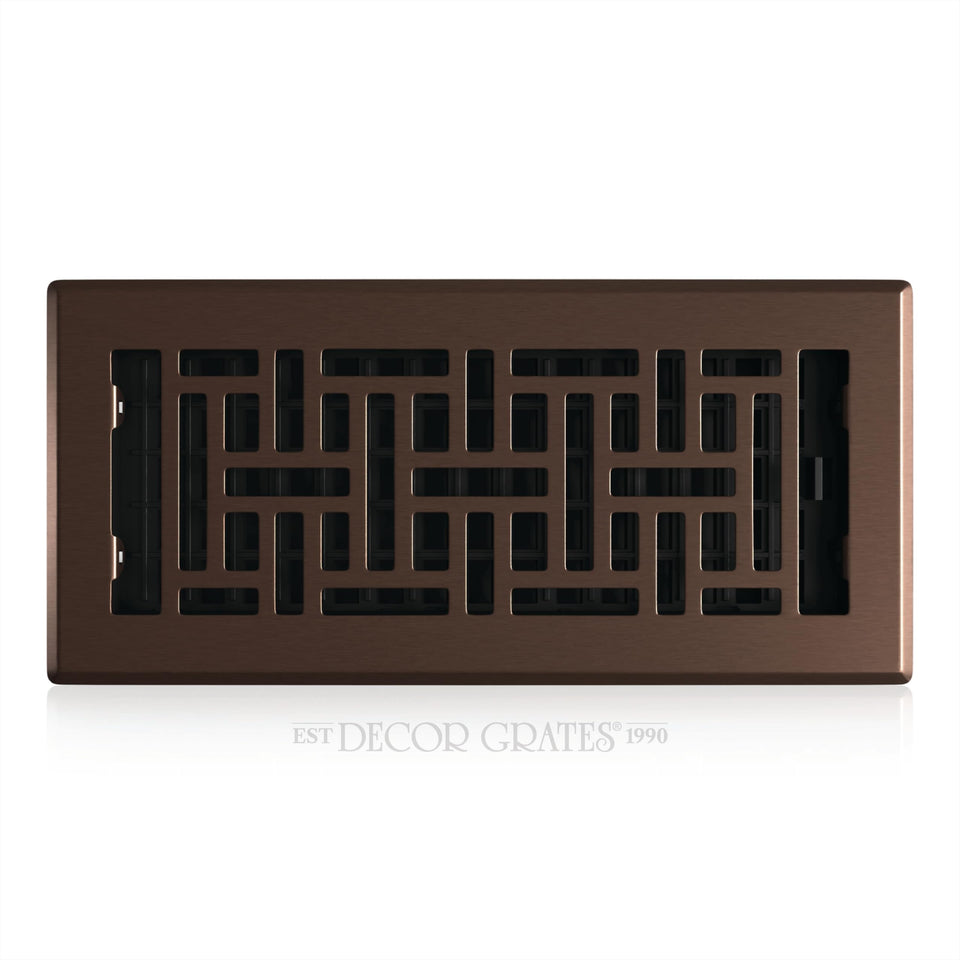 Decor Grates oriental vent cover 4x10 enhances decor and hides floor imperfections