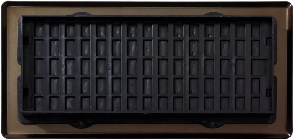 Decor Grates rubbed bronze finish complements most room decors