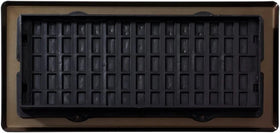 Decor Grates rubbed bronze finish complements most room decors