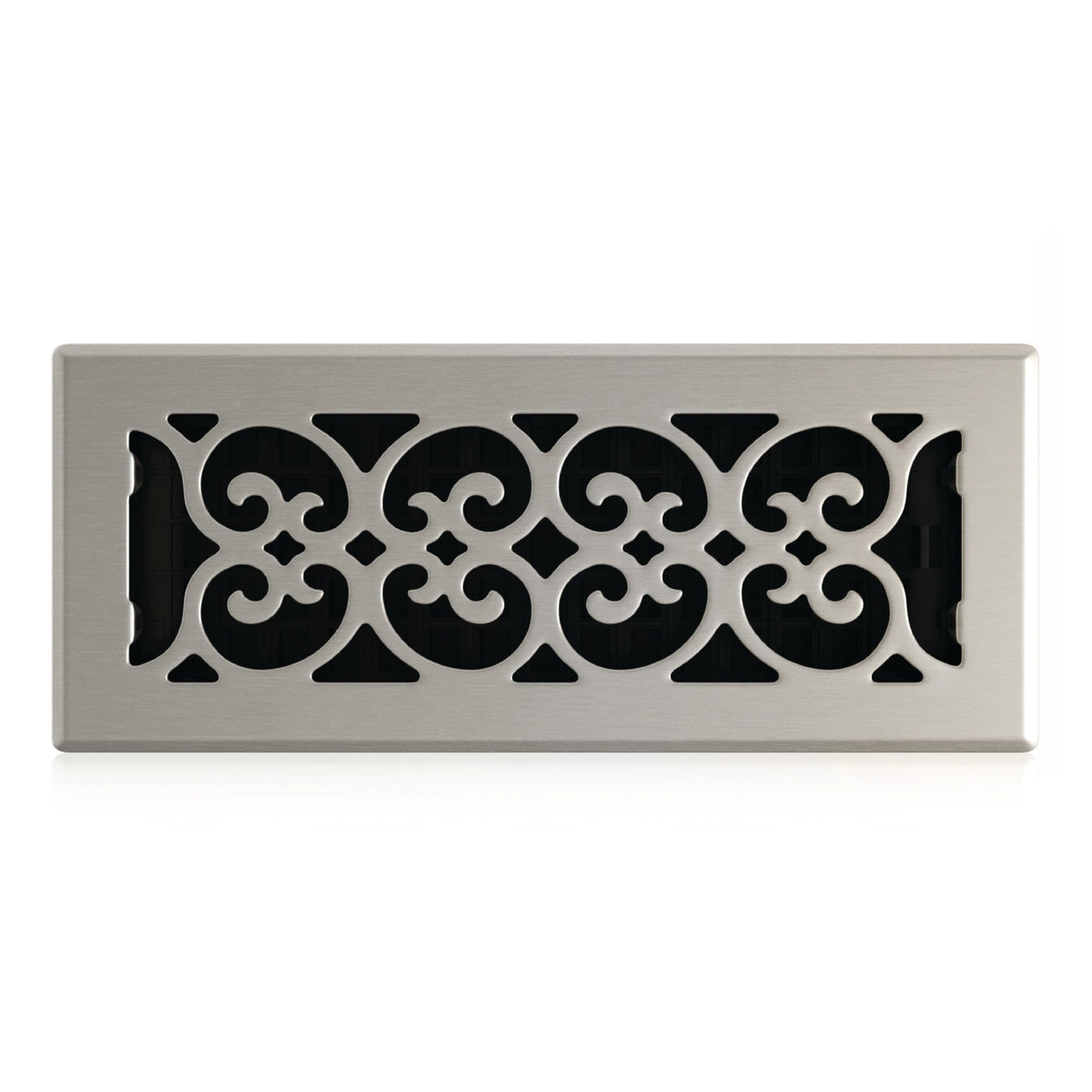 Decor Grates SPH412-NKL floor register in brushed nickel finish for durable venting