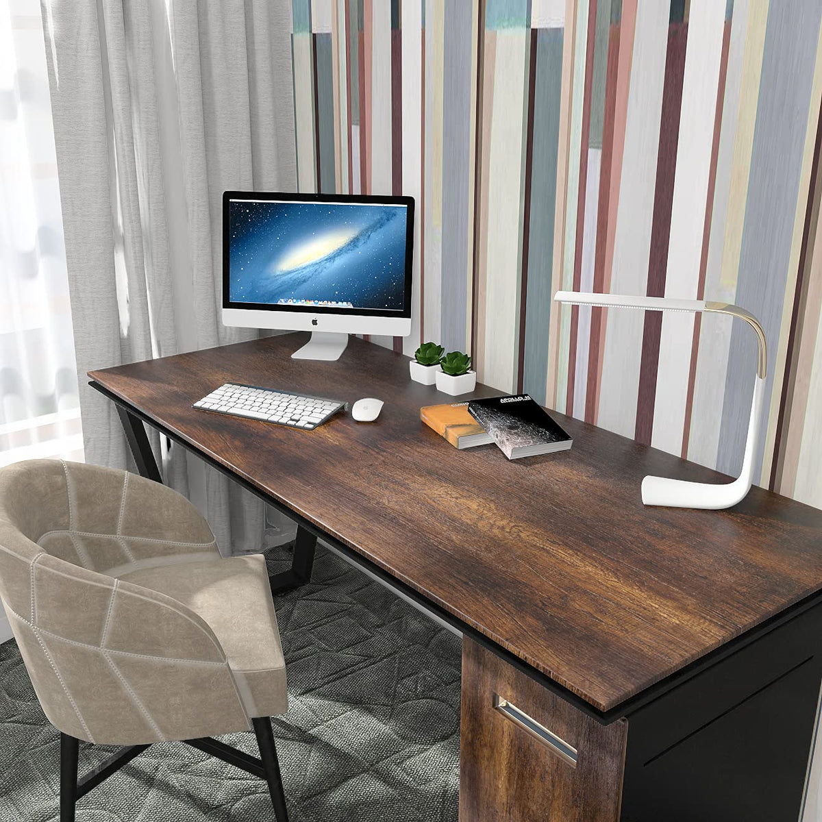 Decotalk cabinet renovation with wood contact paper