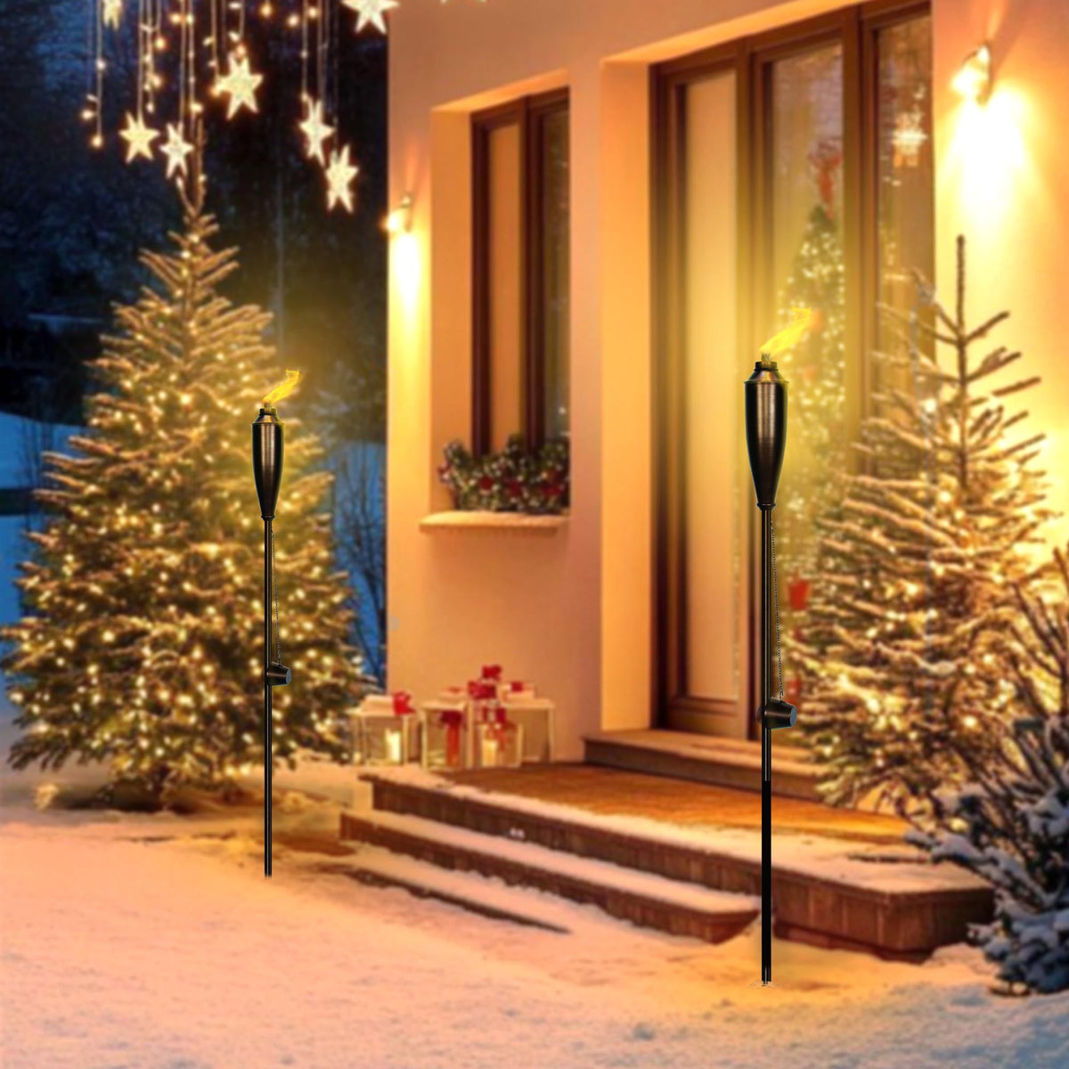 Deco Window easy-install torch kit with all included hardware.