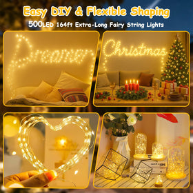 Decute bendable silver copper wire enables creative decorating ideas.