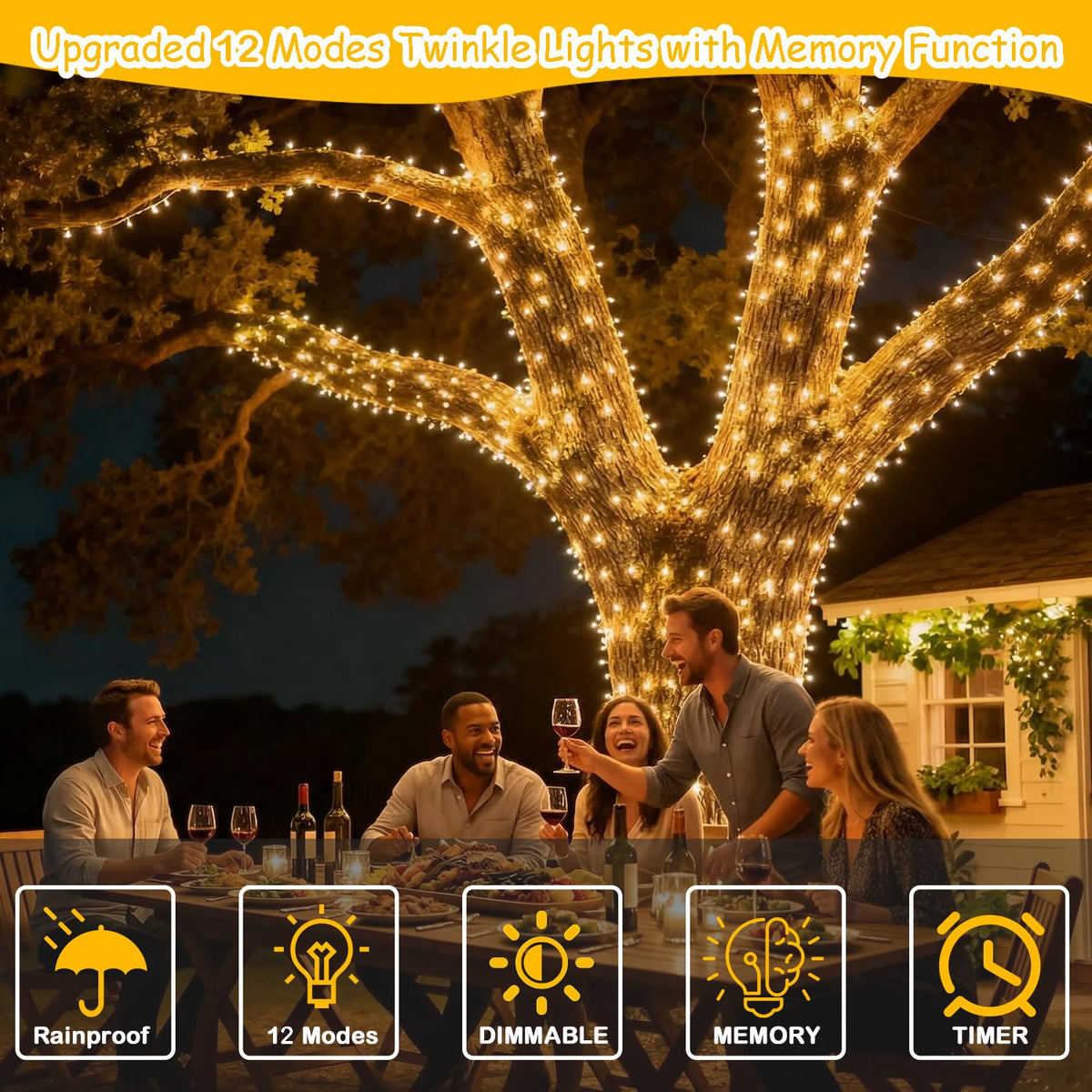 Decute indoor outdoor decor ready for parties, weddings, and holidays.