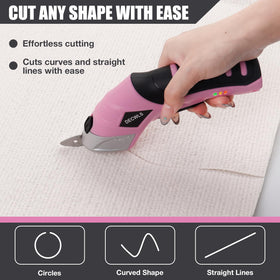 Decwls USB Type-C charging keeps your scissors ready on the go.