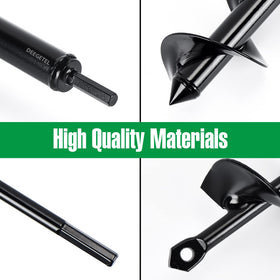 DEEGETEL auger drill bit 2-6x16-53-in handles larger bulbs and planter setups