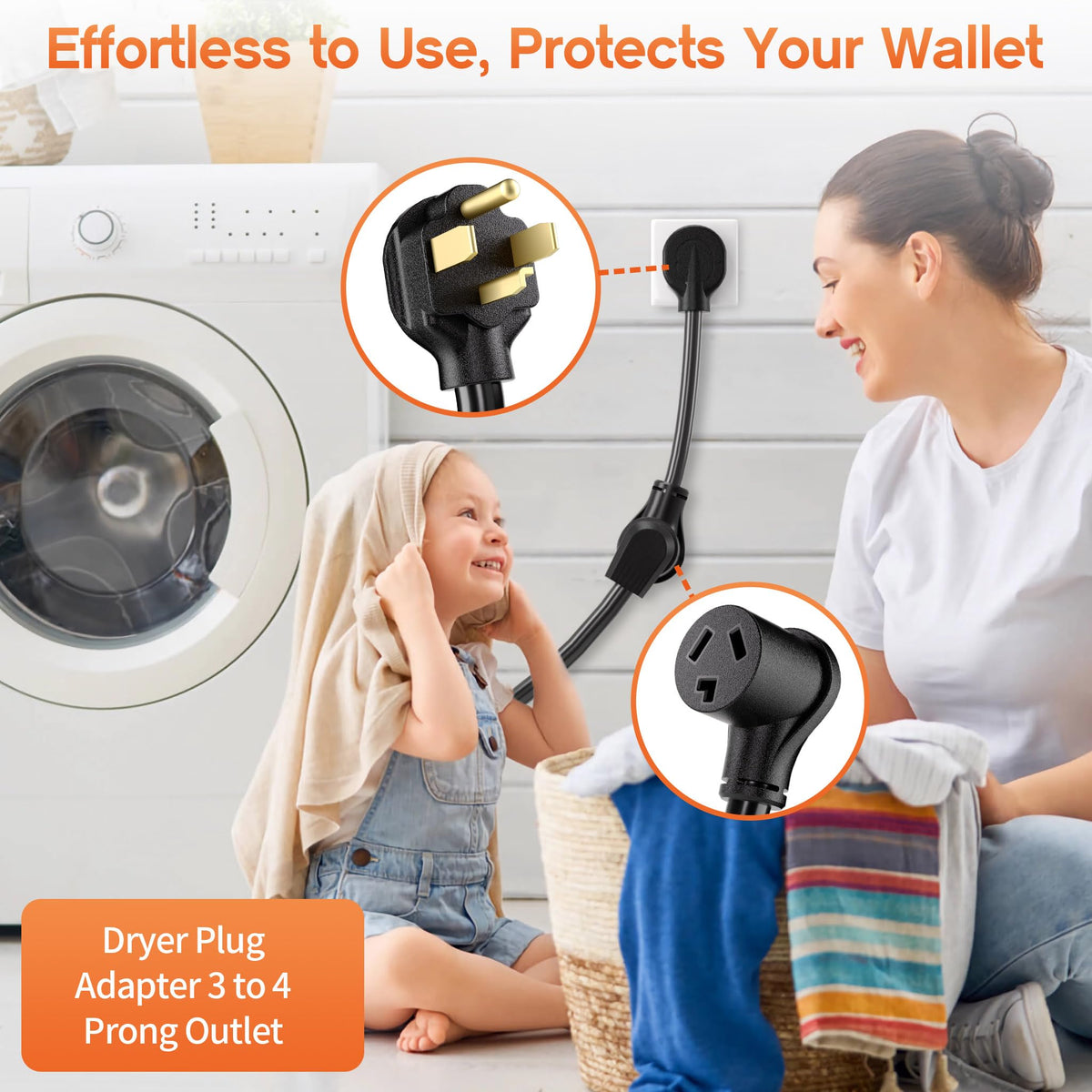 Deeklify 1.5 ft cord offers flexible placement and easy storage.