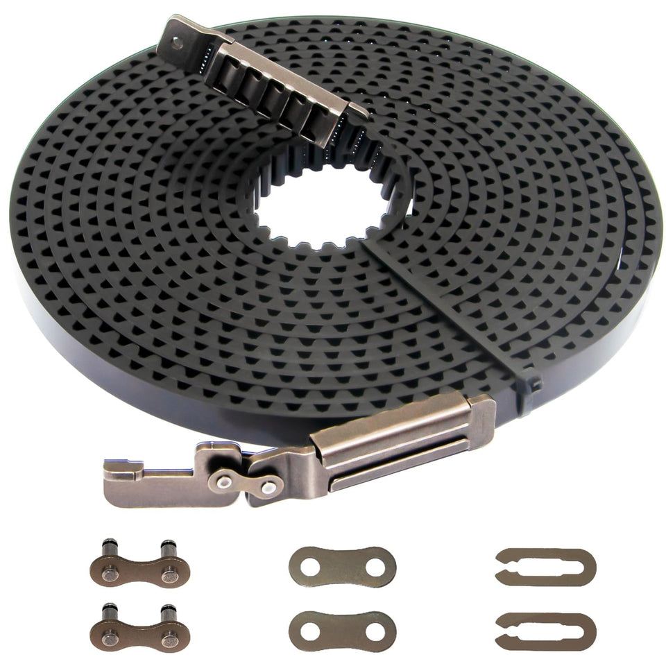 DEEKOOL drive belt assembly, 233 inches, for 7-foot doors with smooth operation