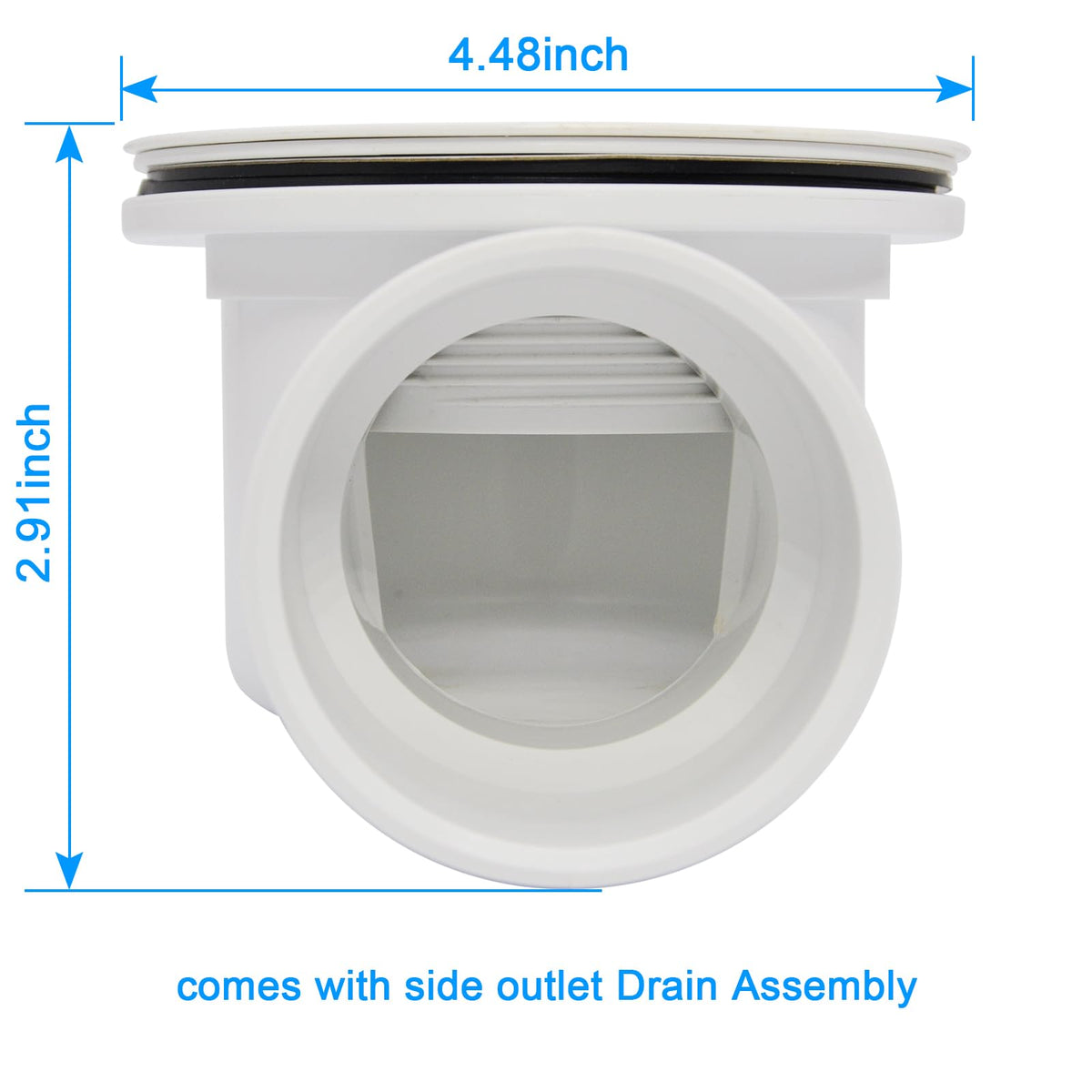 DEEKOOL rubber and fiber gasket creates a tight seal for water and air control.