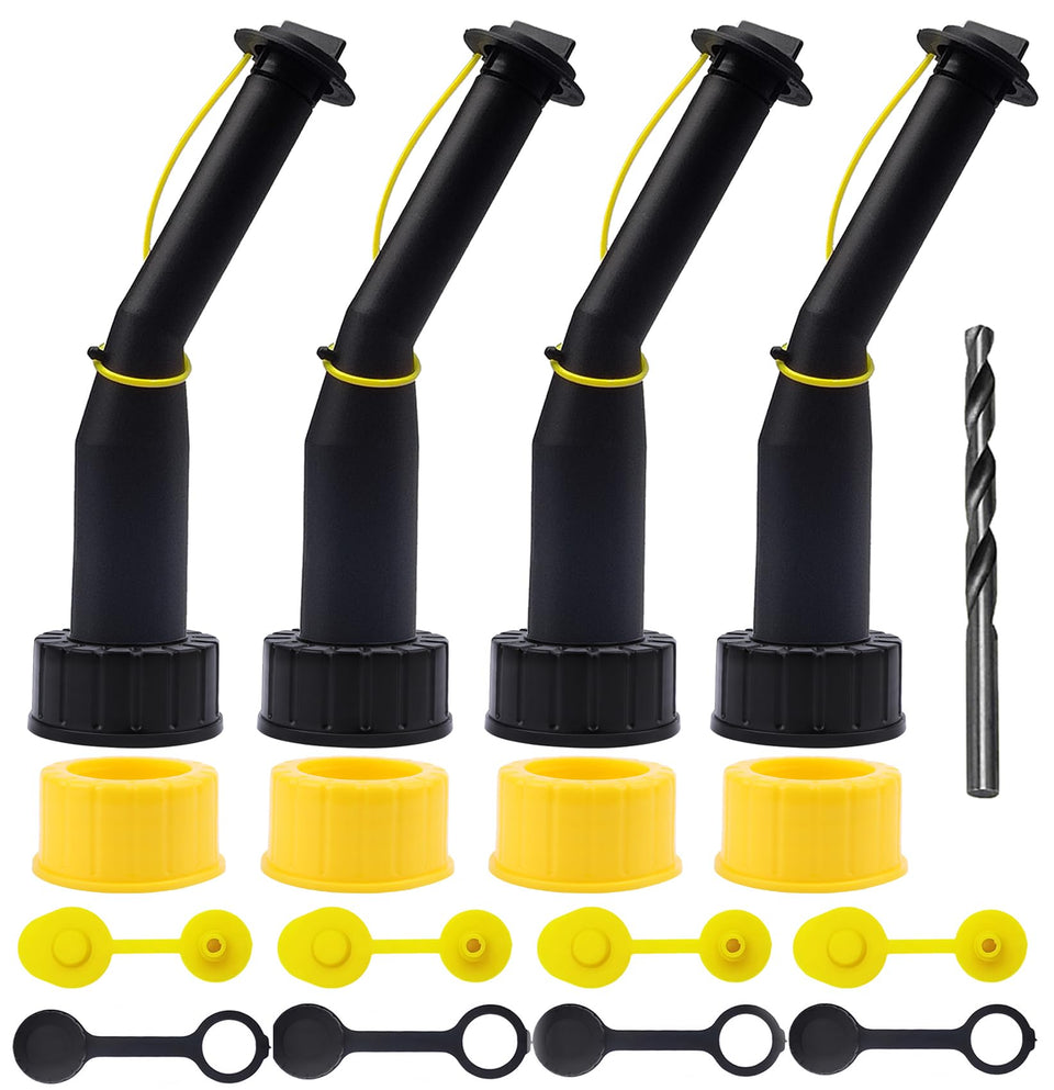 Deelink gas can spout angle for spill-free pouring