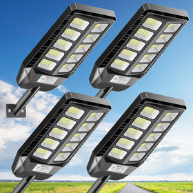 Deepn Solar Lights Outdoor deliver bright beams for yard visibility at night.