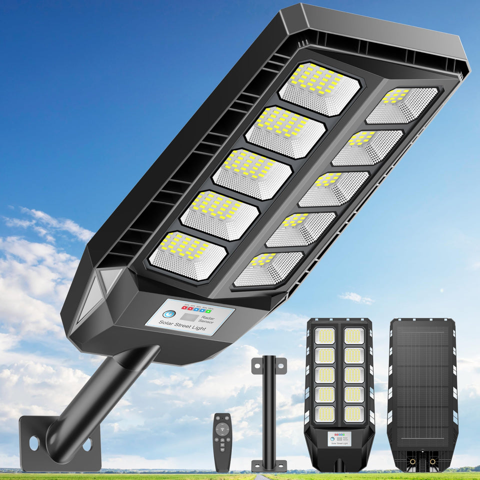 Deepn solar lights outdoor bright lamp provides clear yard illumination