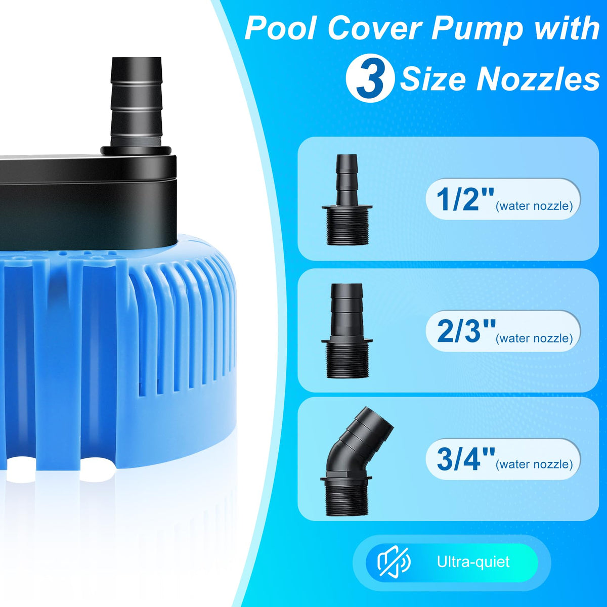 DeeprBetter pool pump shows 850 GPH water flow.
