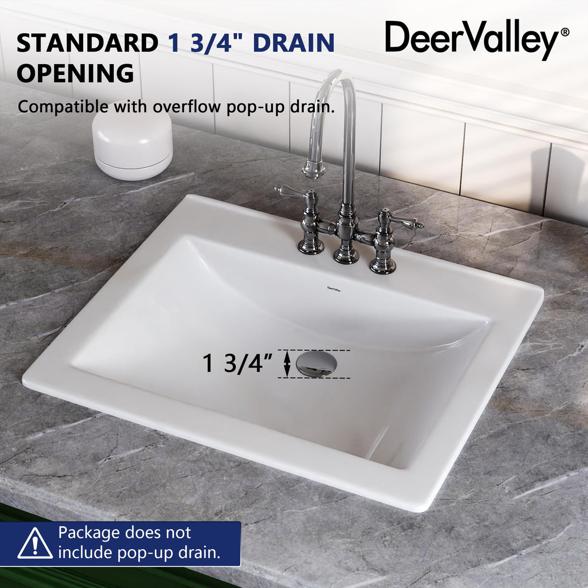 DeerValley overflow system detail highlights protection against spills.
