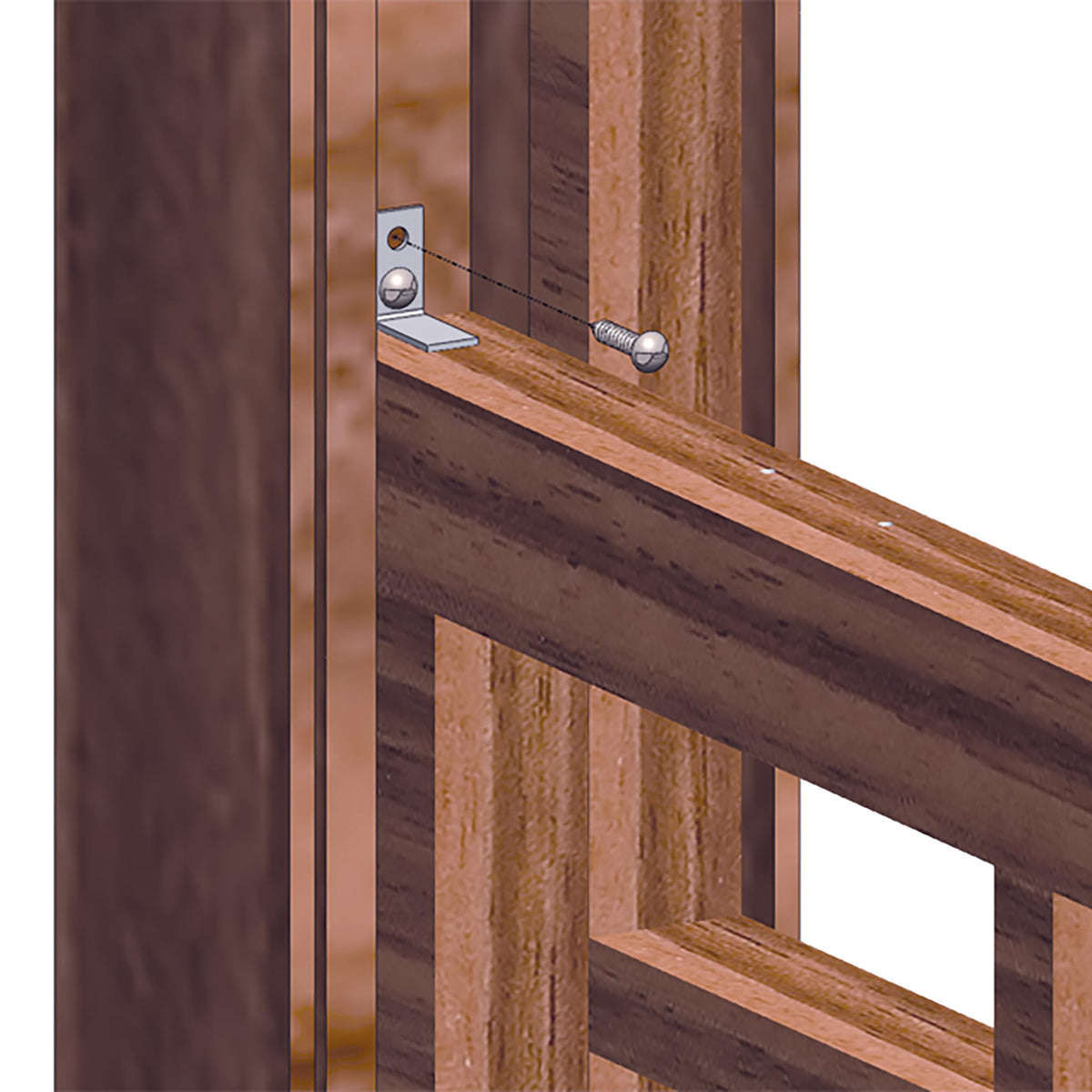 Non-egress Segal S 4752 window guard installed for child safety