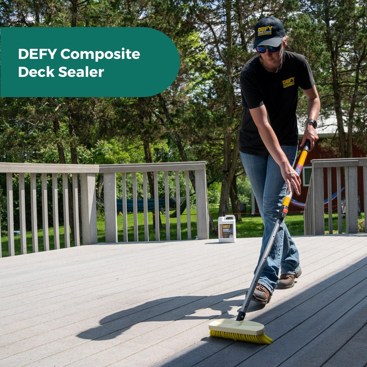 DEFY Extreme deck sealer drying time during warm days