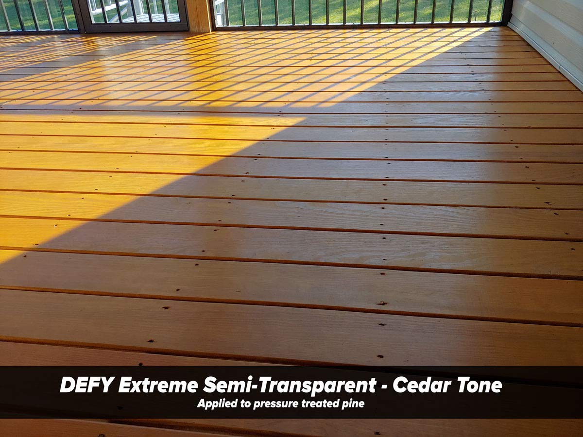 DEFY Extreme cedar-tone sealer on pergola delivers water repellency and easy upkeep.