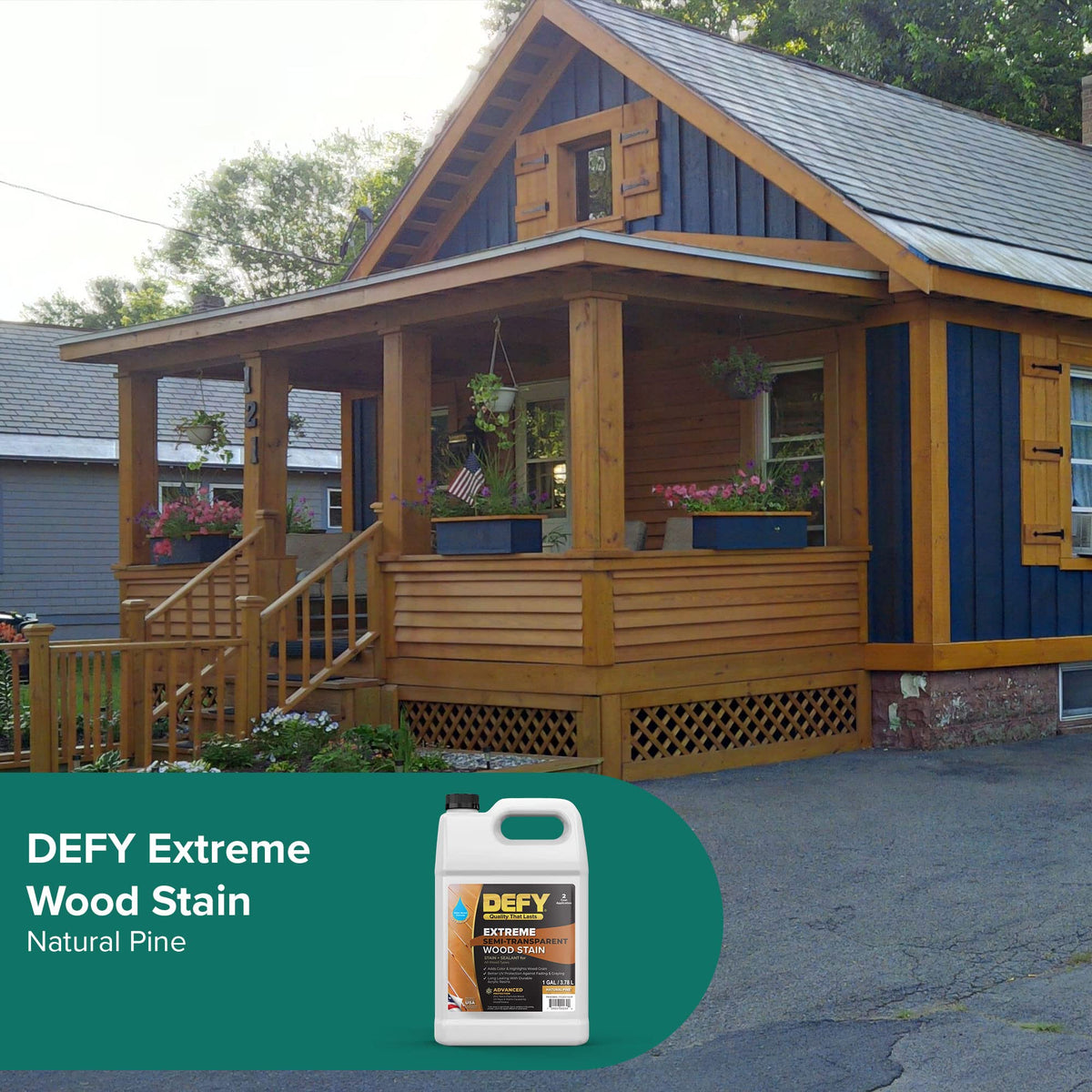 Brush applying DEFY Extreme to fence for protection