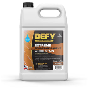DEFY Extreme Butternut fence shows weather protection and color.