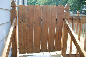 DEFY Wood Cleaner after cleaning reveals bright, ready-to-stain wood
