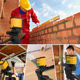 DegLasers included tripod kit provides ready-to-use setup for quick projects