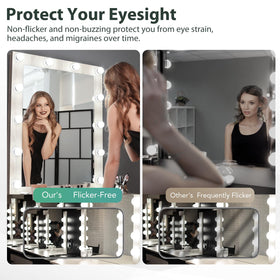 DEGNJU 800 lumen output delivers bright vanity illumination