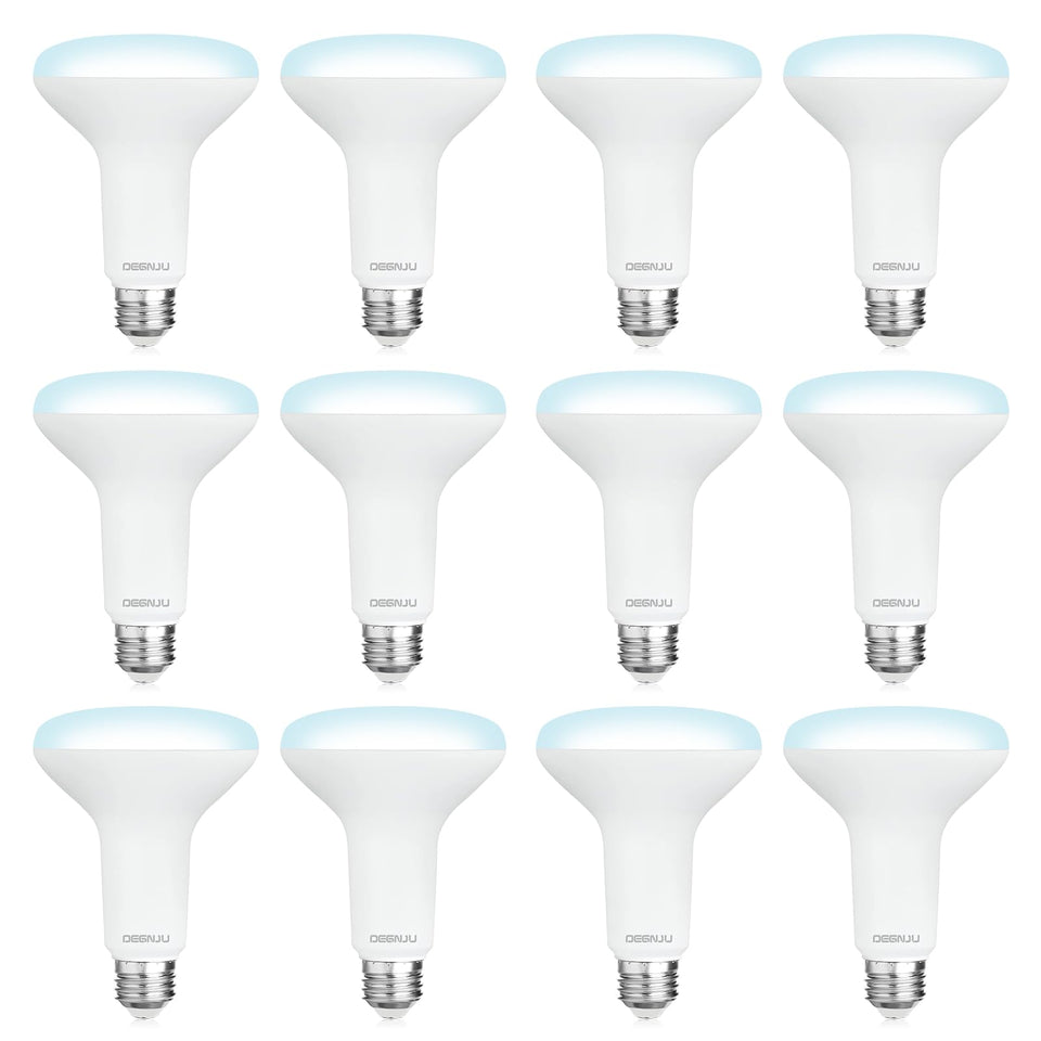 DEGNJU BR30 LED bulb dimmable for smooth lighting transitions.